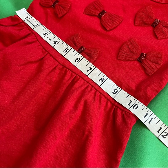 CARTER’S Girls Red Bow Dress - Picture 5 of 6